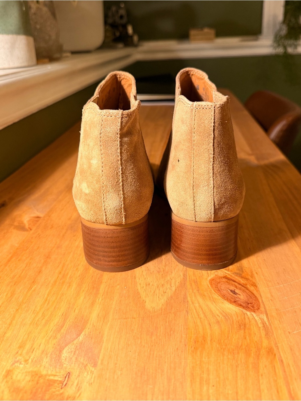 Franco Sarto Suede Ankle Booties NWOT - Picture 4 of 5